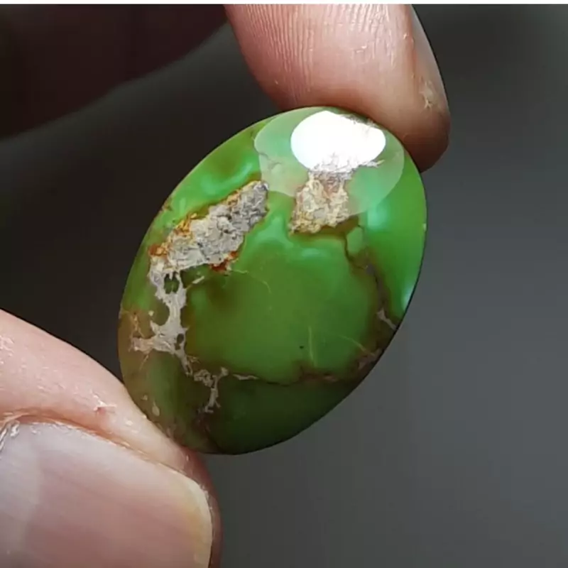 فیروزه سبز غولپیکر کلکسیونی طبیعی نیشابور کد 8