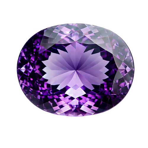 سنگ آمیتیست مدل الماس تراش کد 21