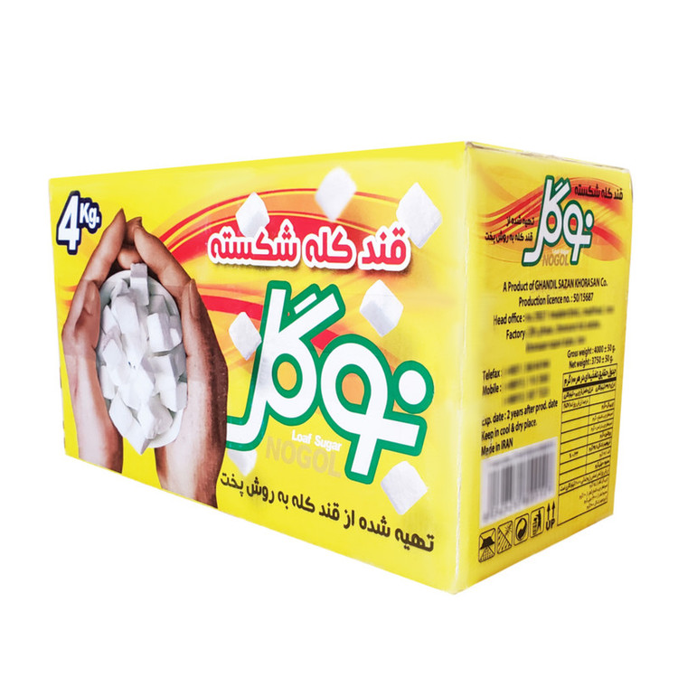 قند شکسته سفید نوگل - 4 کیلوگرم