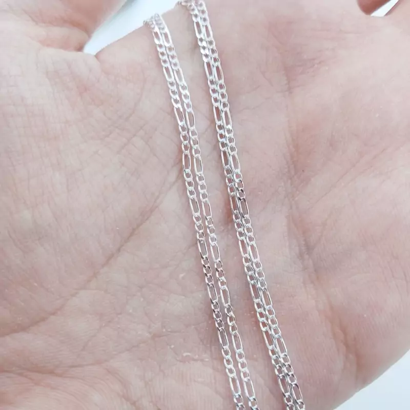 زنجیر نقره ترک طول 50 سانتی متر عیار 925