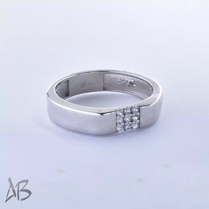 حلقه نقره مردانه کد آقابزرگ