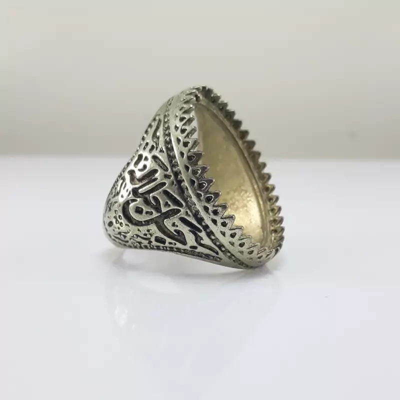 رکاب خالی انگشتر نقره عیار پایین 27