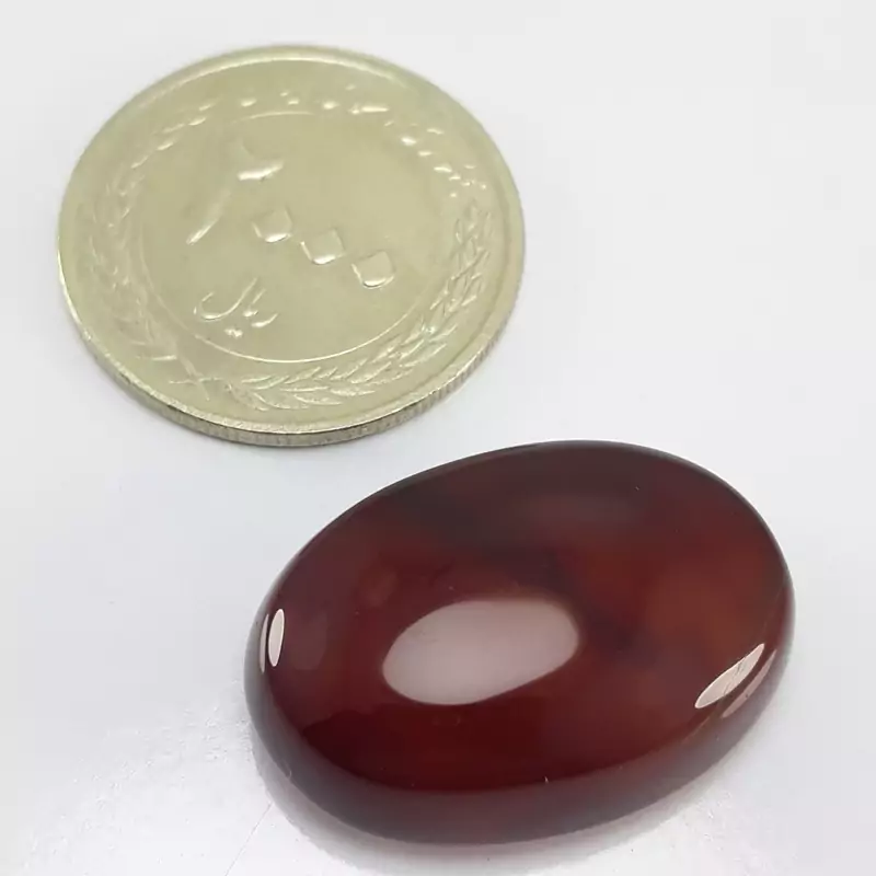 نگین عقیق معدنی زیبا