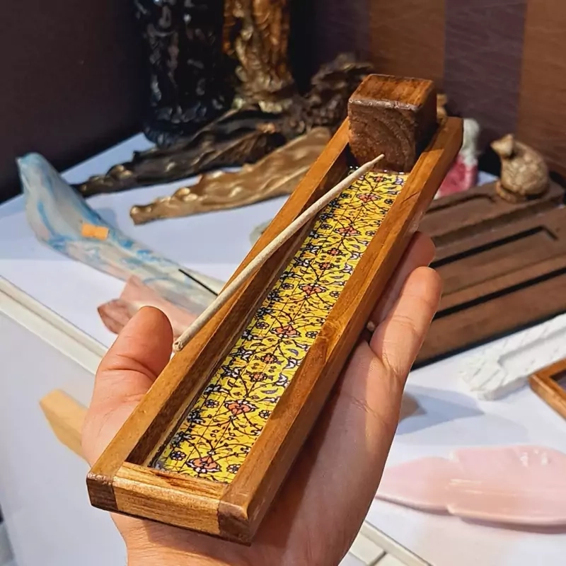 جاعود شاخه ای جاعودی دستساز جا عودی بخورسوز چوبی جاعودی رزینی جاعودی چوبی جای عود ارزان کادو ولینتاین کادوی چوبی