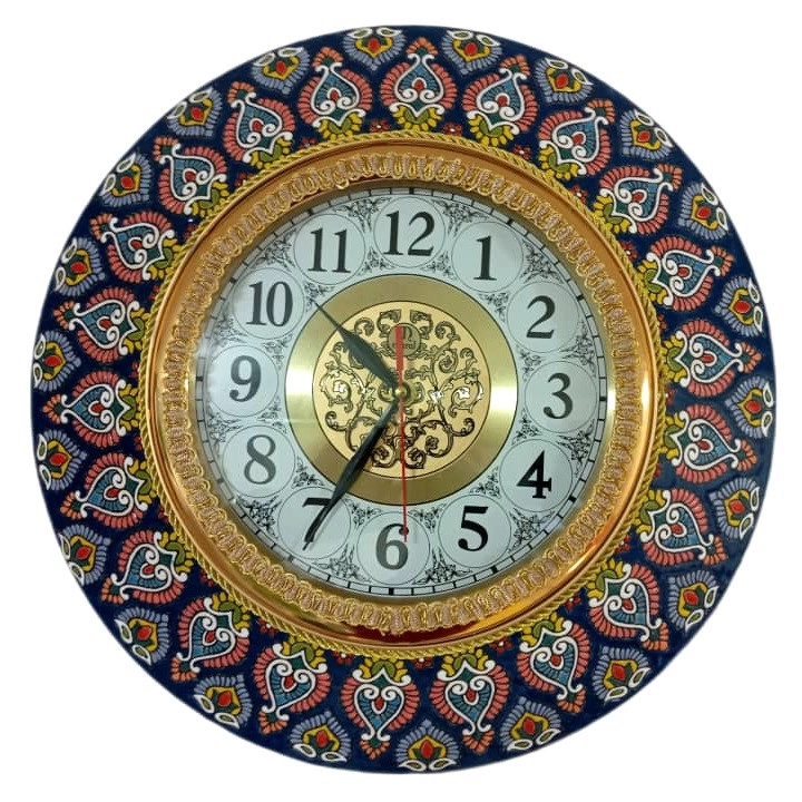 ساعت دیواری میناکاری کد 04