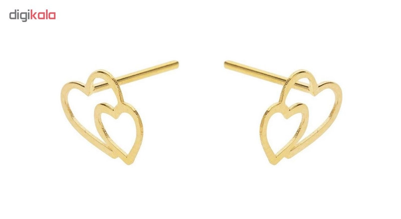 گوشواره طلا 18عیار الن مدل EL149 - 0.24 گرم