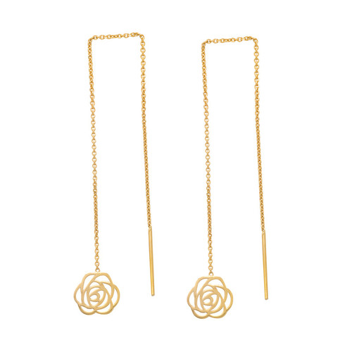 گوشواره طلا 18 عیار زنانه سپیده گالری کد SE0018