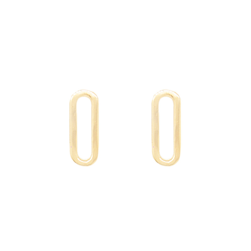 گوشواره طلا 18 عیار زنانه مدل GE010