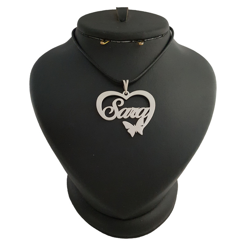 گردنبند نقره زنانه ترمه ۱ طرح سارا کد mas 00212