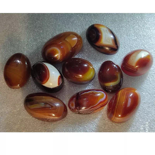 10 عدد نگین درجه یک سلیمانی خوش رنگ و طرح.فروش تکی و یکجا