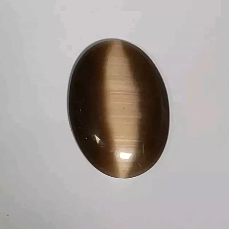 نگین چشم گربه قهوه ای درشت با تلالو رنگ عالی عین الحر