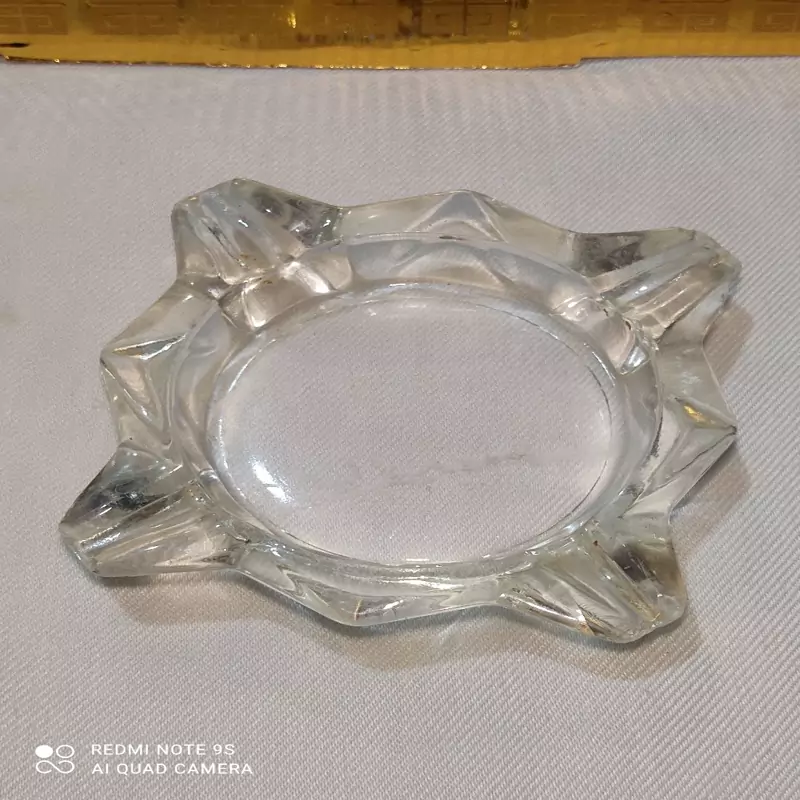زیر سیگاری بلوری نوستالژی شیشه ای قابل شستشو و سنگین