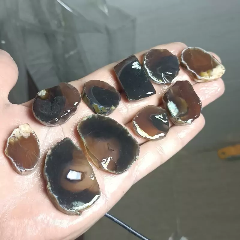 پک راف عقیق جزع آماده نگین شدن