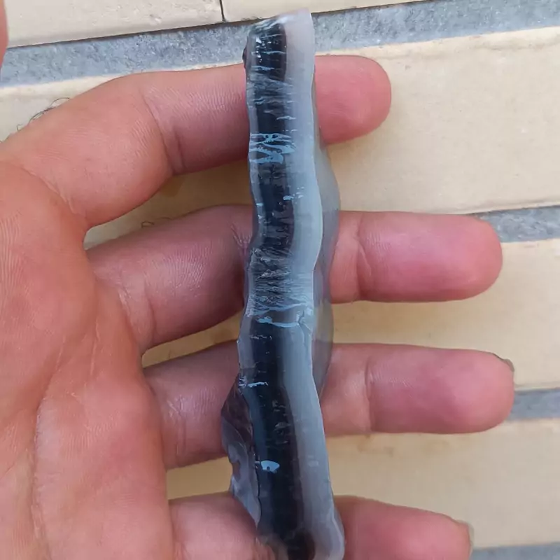 عقیق دو پوست تاولی ناب