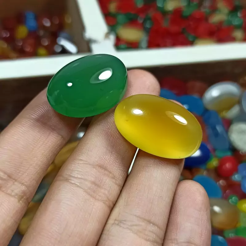 عقیق فوق آبدار و کلکسیونی 2عدد