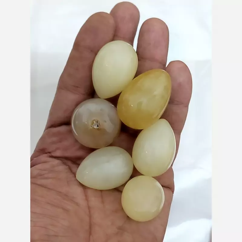 گوی تراش تخم مرغی سیترین
