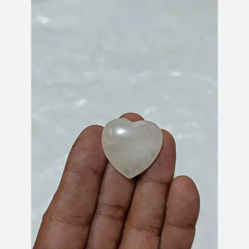 سنگ کواترز تراش قلبی کد8
