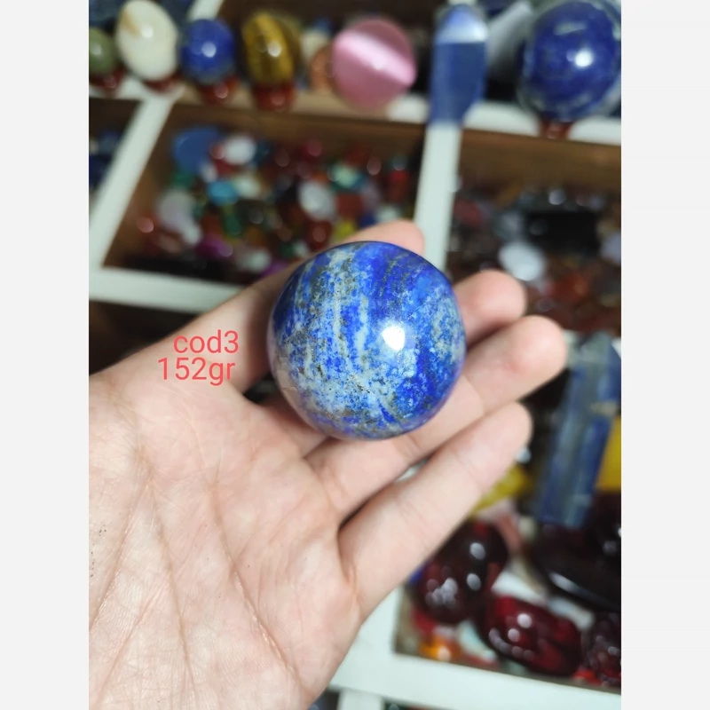 گوی سنگی لاجورد افغان کد1
