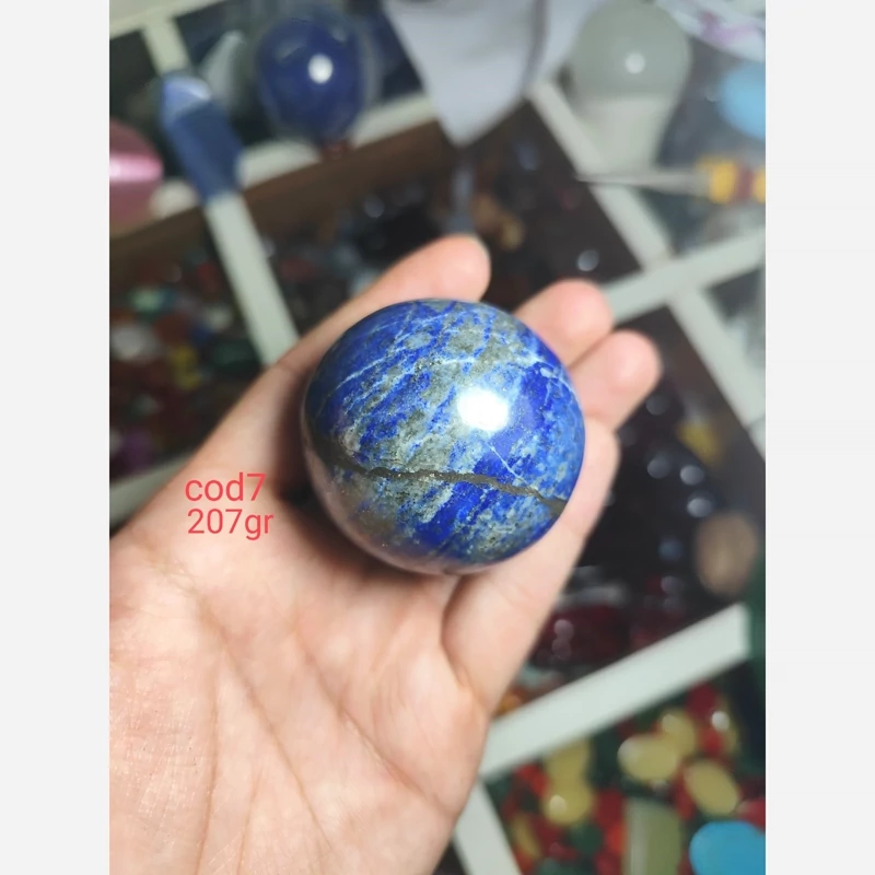 گوی سنگی لاجورد افغان کد7