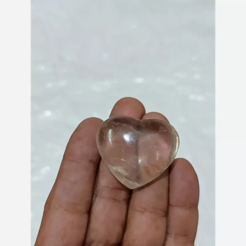 سنگ کواترز تراش قلبی کد19
