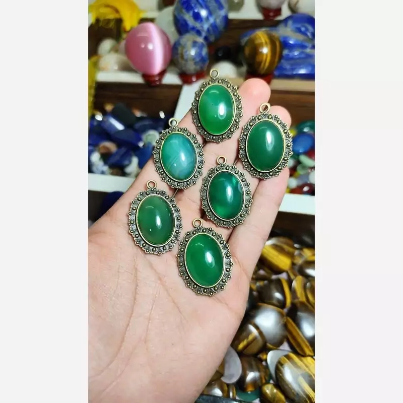گردن آویز عقیق کد11