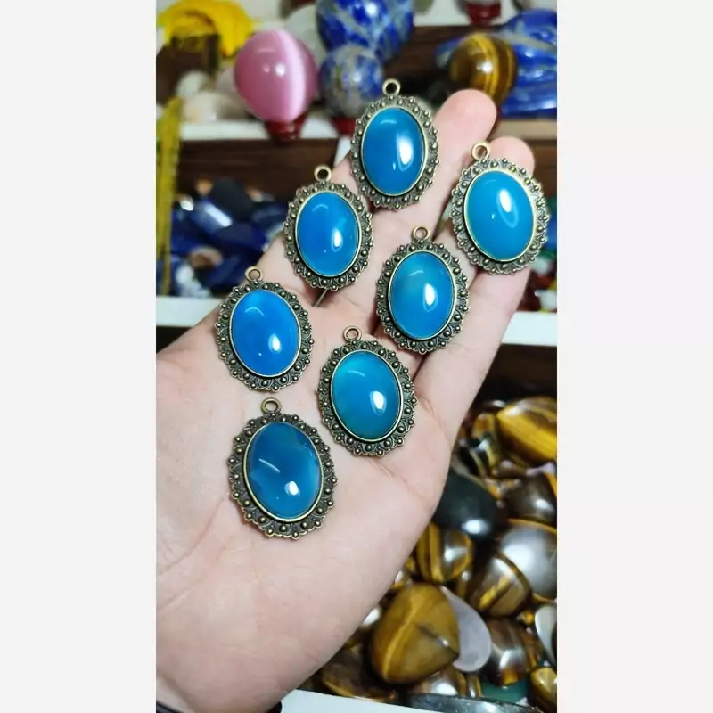 گردن آویز عقیق کد12