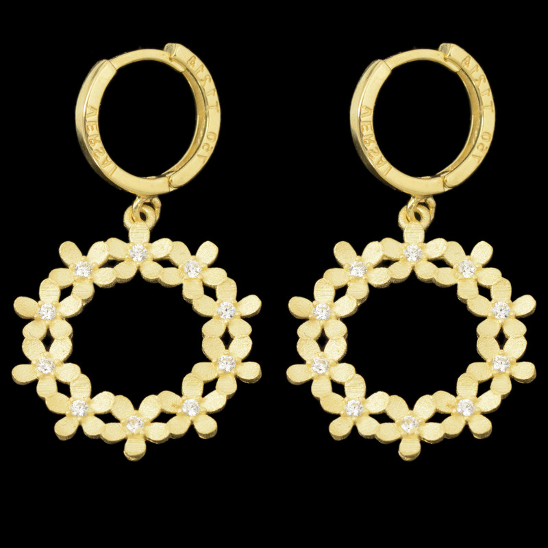 گوشواره طلا 18 عیار زنانه طلای مستجابی مدل ورسا کد 670172