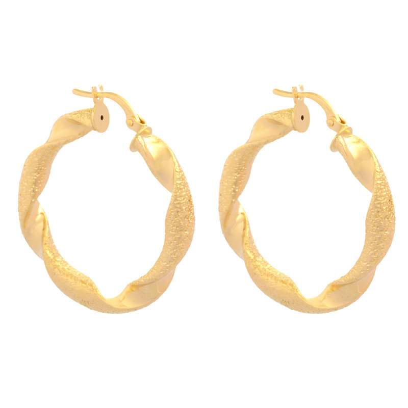 گوشواره کلیپسی طلا 18 عیار زنانه طلای مستجابی مدل اکسترا کد 2063854-T132