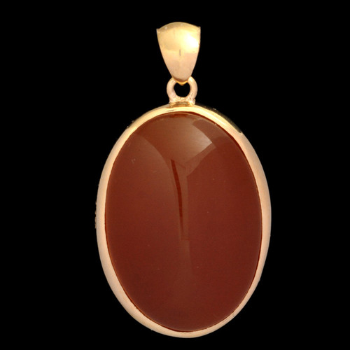 آویز گردنبند طلا 18 عیار زنانه طلای مستجابی مدل عقیق کد 2563411-T1619