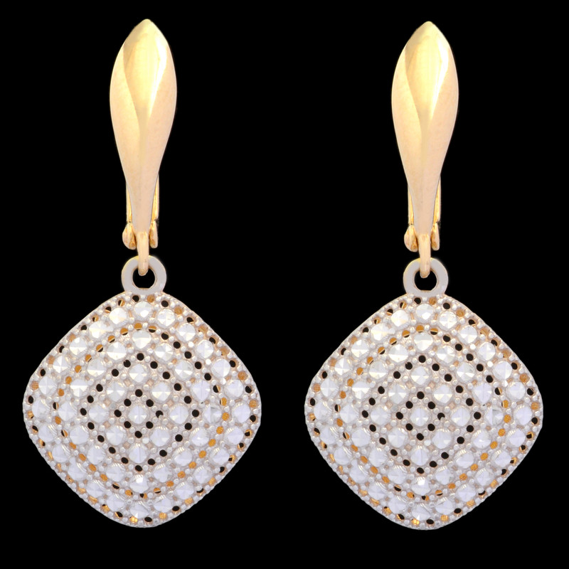 گوشواره طلا 18 عیار زنانه طلای مستجابی کد 05