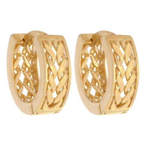 گوشواره طلا 18 عیار زنانه طلای مستجابی کد 86