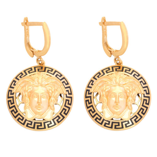 گوشواره طلا 18 عیار زنانه طلای مستجابی کد V1
