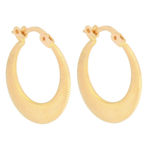 گوشواره طلا 18 عیار زنانه طلای مستجابی مدل صدفی کد 26