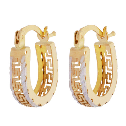 گوشواره طلا 18 عیار زنانه طلای مستجابی کد 71