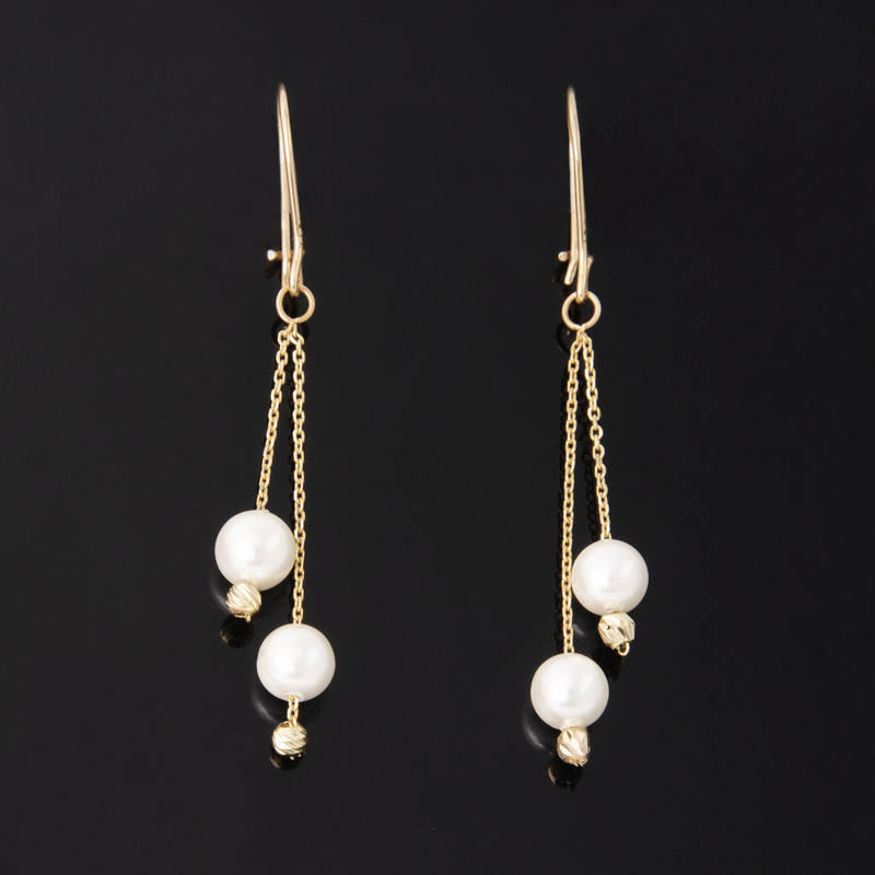 گوشواره طلا 18 عیار زنانه مدل 670118