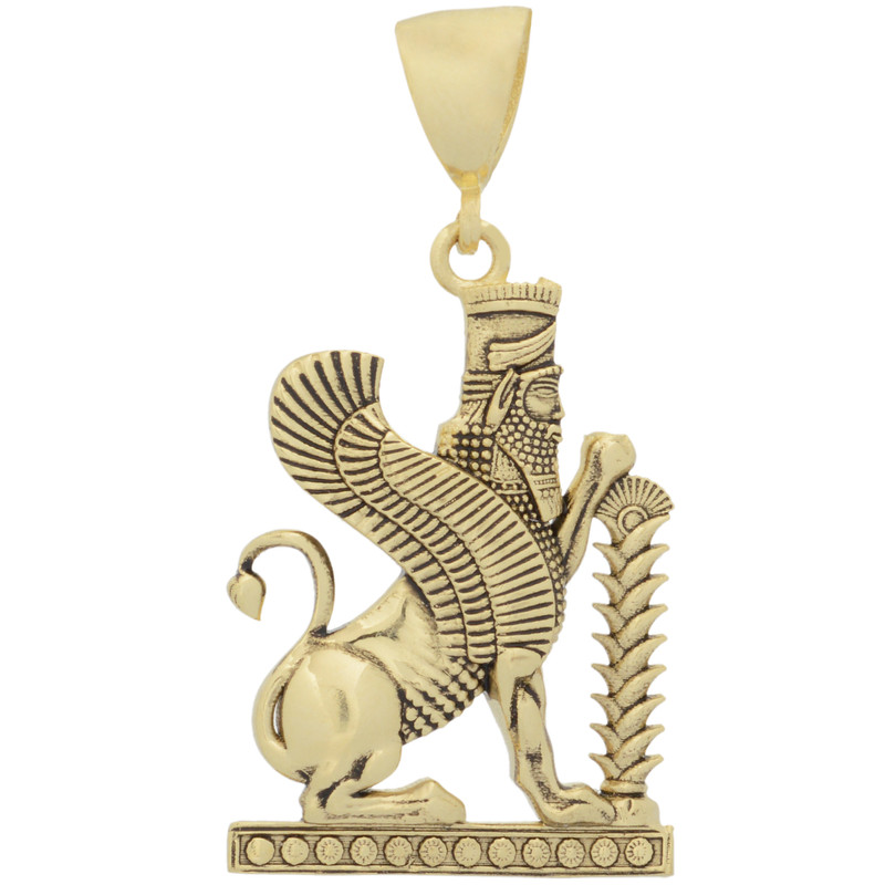 آویز گردنبند طلا 18 عیار زنانه طلای مستجابی کد 8821