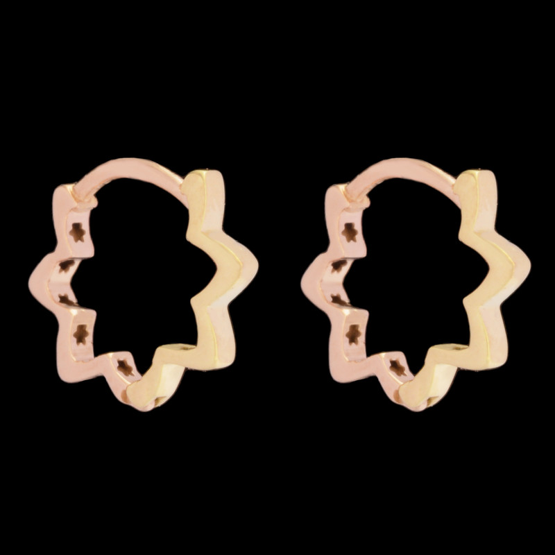 گوشواره طلا 18 عیار زنانه طلای مستجابی کد 29