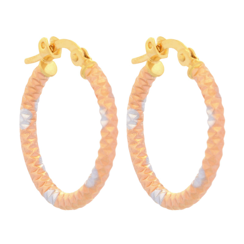 گوشواره طلا 18 عیار زنانه طلای مستجابی کد 74