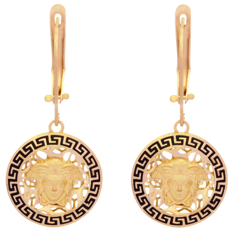 گوشواره طلا 18 عیار زنانه طلای مستجابی مدل A1111