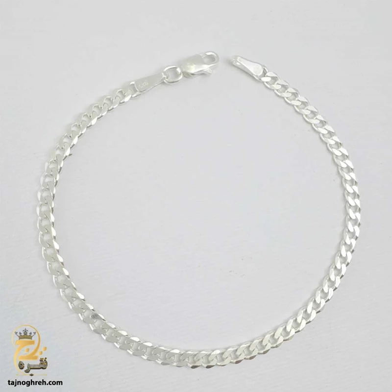 دستبند نقره مردانه کارتیر مدل BSM B21