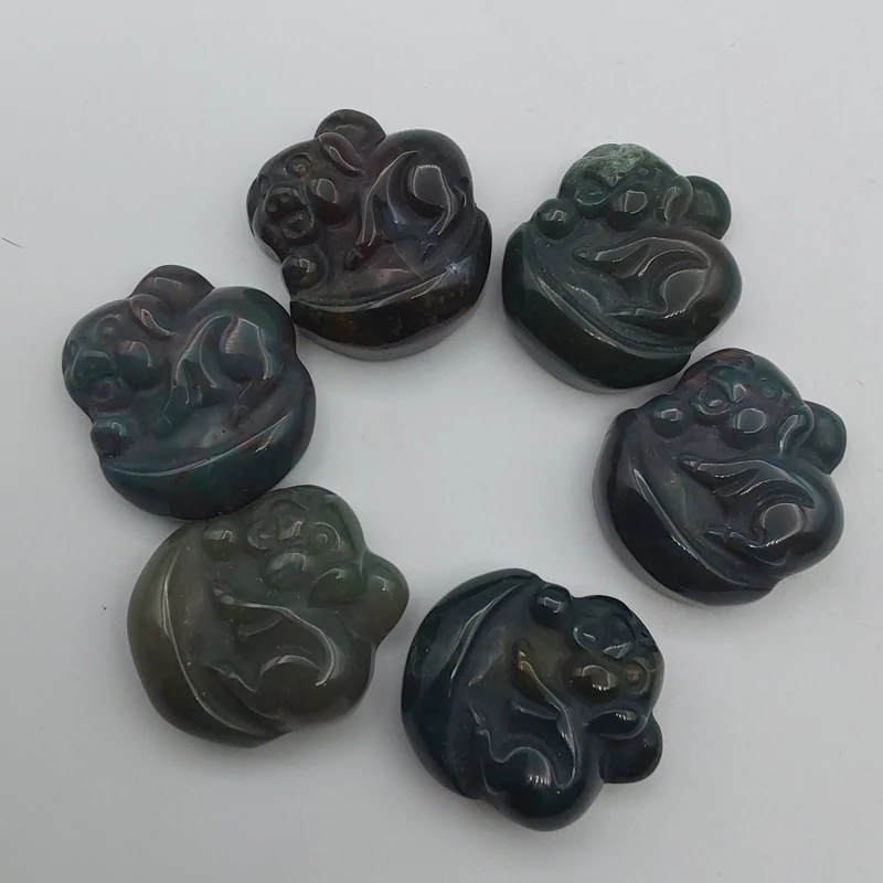 سنگ قیمتی یشم. طرح سگ. وزن 6 گرم