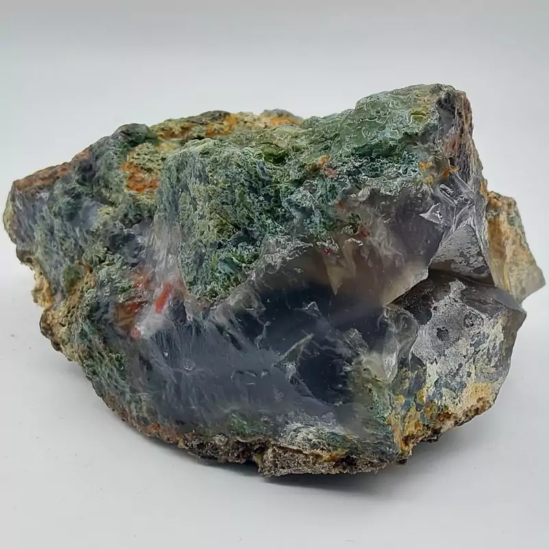 سنگ قیمتی عقیق شجر. وزن 520 گرم. کد S21