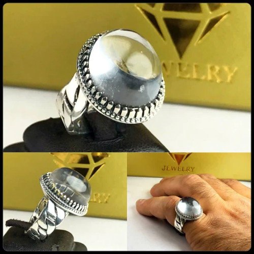 انگشتر در نجف اصلی رکاب صفوی چنگی عیار نقره 925ارسال رایگان