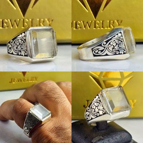 انگشتردرنجف اصلی رکاب نقره دستساز نقره عیار 925 ارسال رایگان