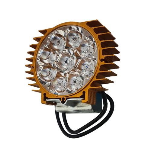 پرژکتور 9 ال ای دی قاب طلایی موتورسیکلت ( پروژکتور 9 LED موتور سیکلت )
