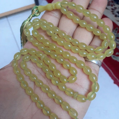 تسبیح شاه مقصود چینی 101دونه خوش نما کریستال رنگ شده