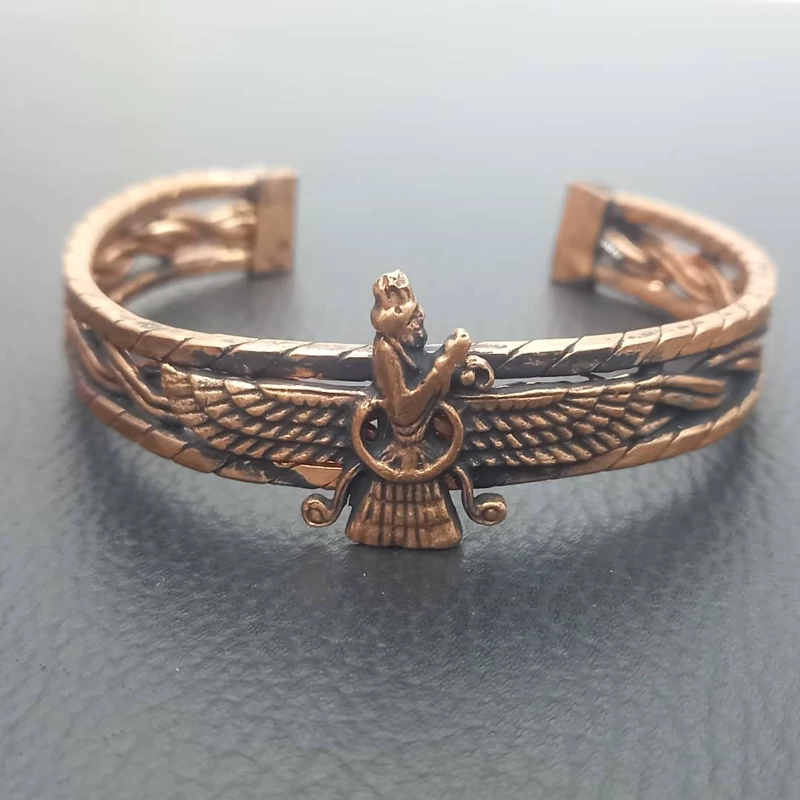 دستبند فروهر مس