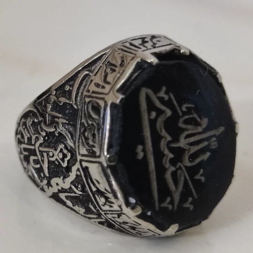 انگشتر مردانه حسبی الله چندضلعی