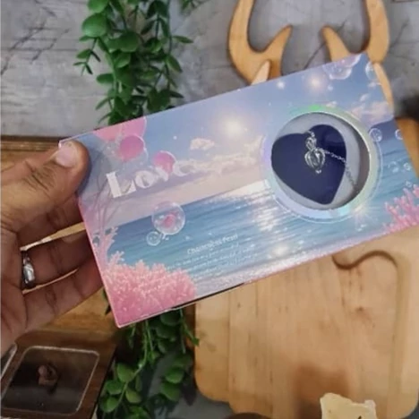 گردنبند مروارید عشق طرح دریا2