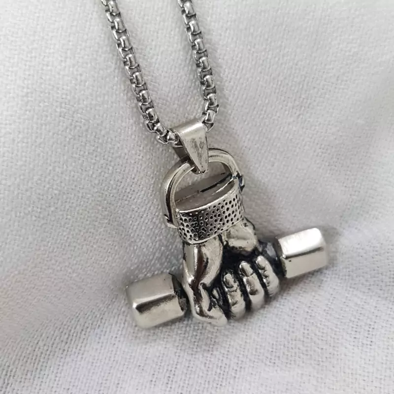 گردنبند دمبل اسپرت